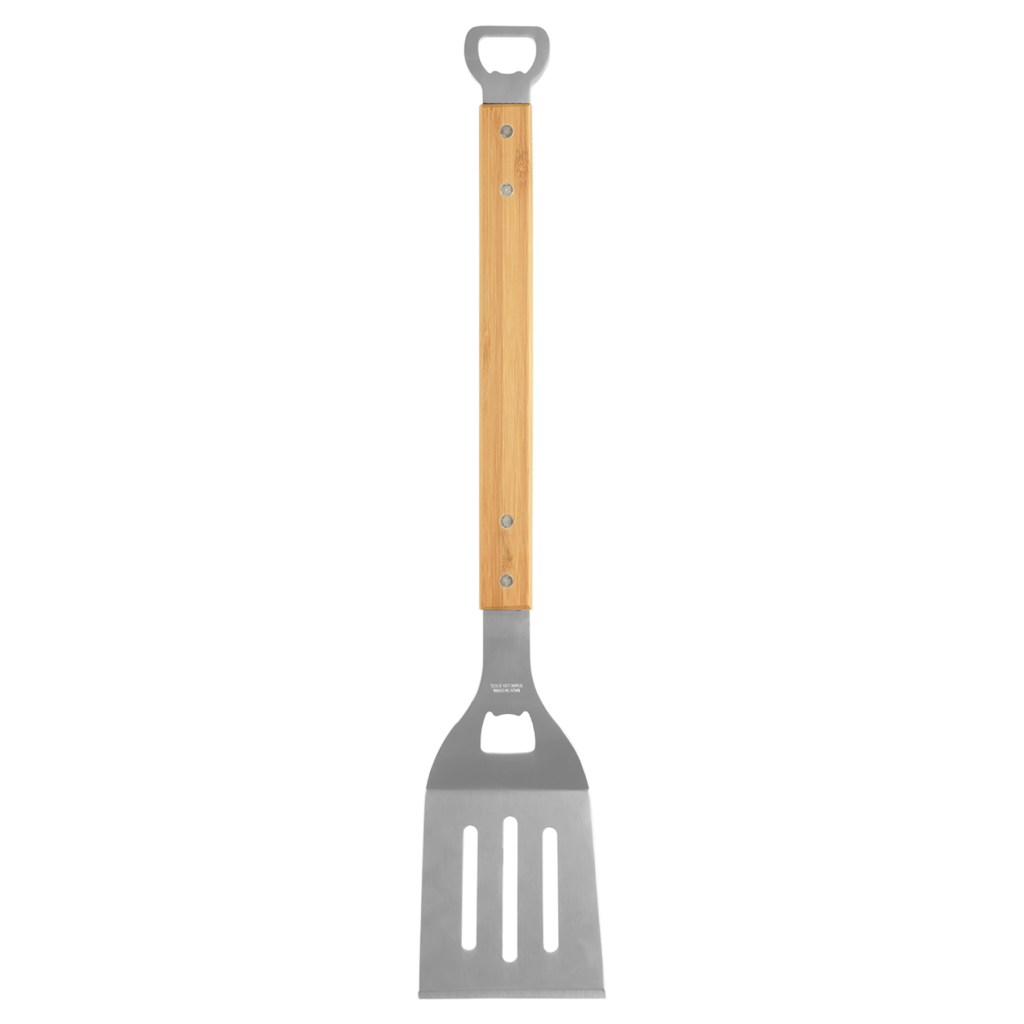 19 1/4" Bamboo Barbeque Spatula with Bottle Opener