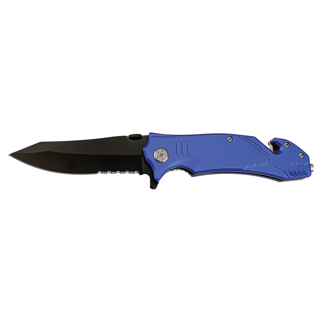 Bison River 4 1/2" Blue Rescue Knife