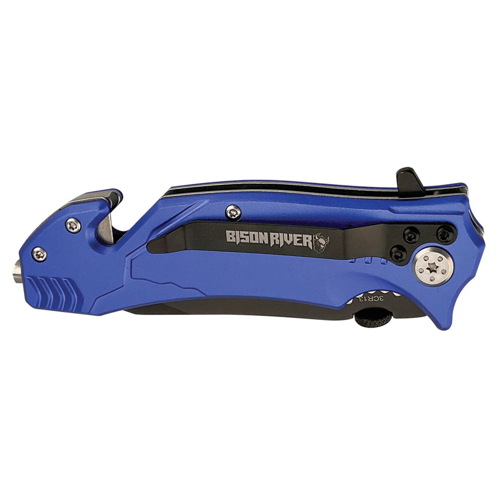 Bison River 4 1/2" Blue Rescue Knife