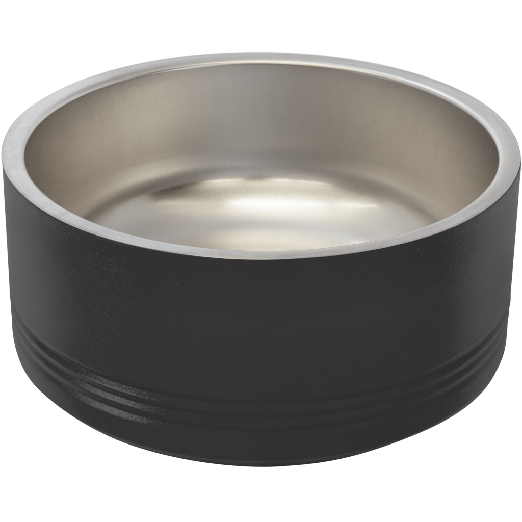 Polar Camel 32 oz. Medium Black Pet Bowl