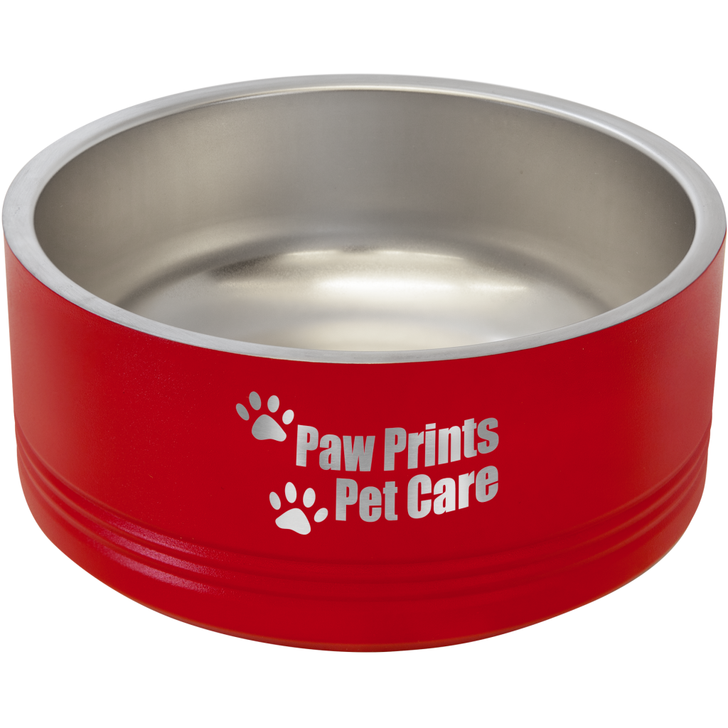 Polar Camel 32 oz. Medium Red Pet Bowl