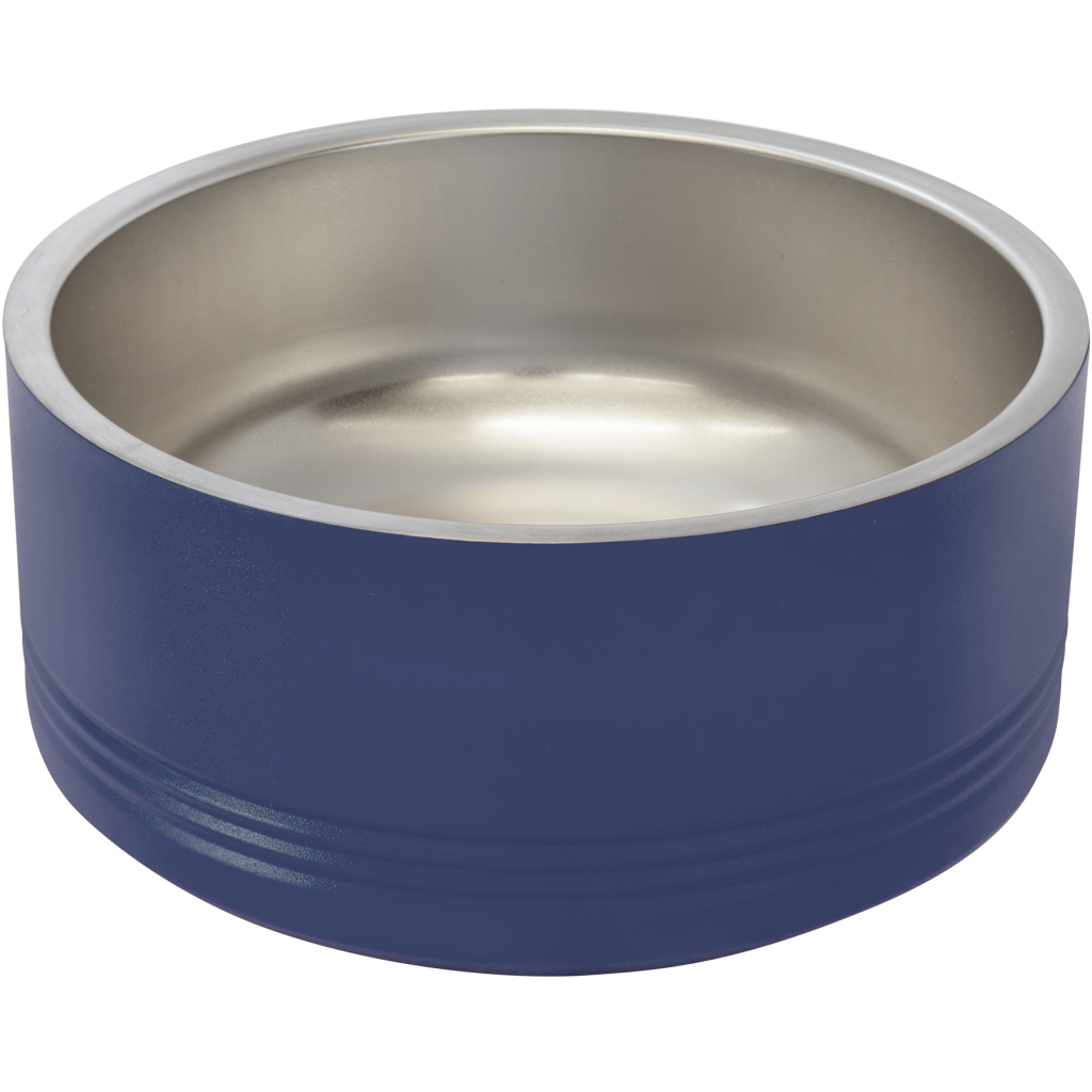 Polar Camel 32 oz. Medium Navy Blue Pet Bowl
