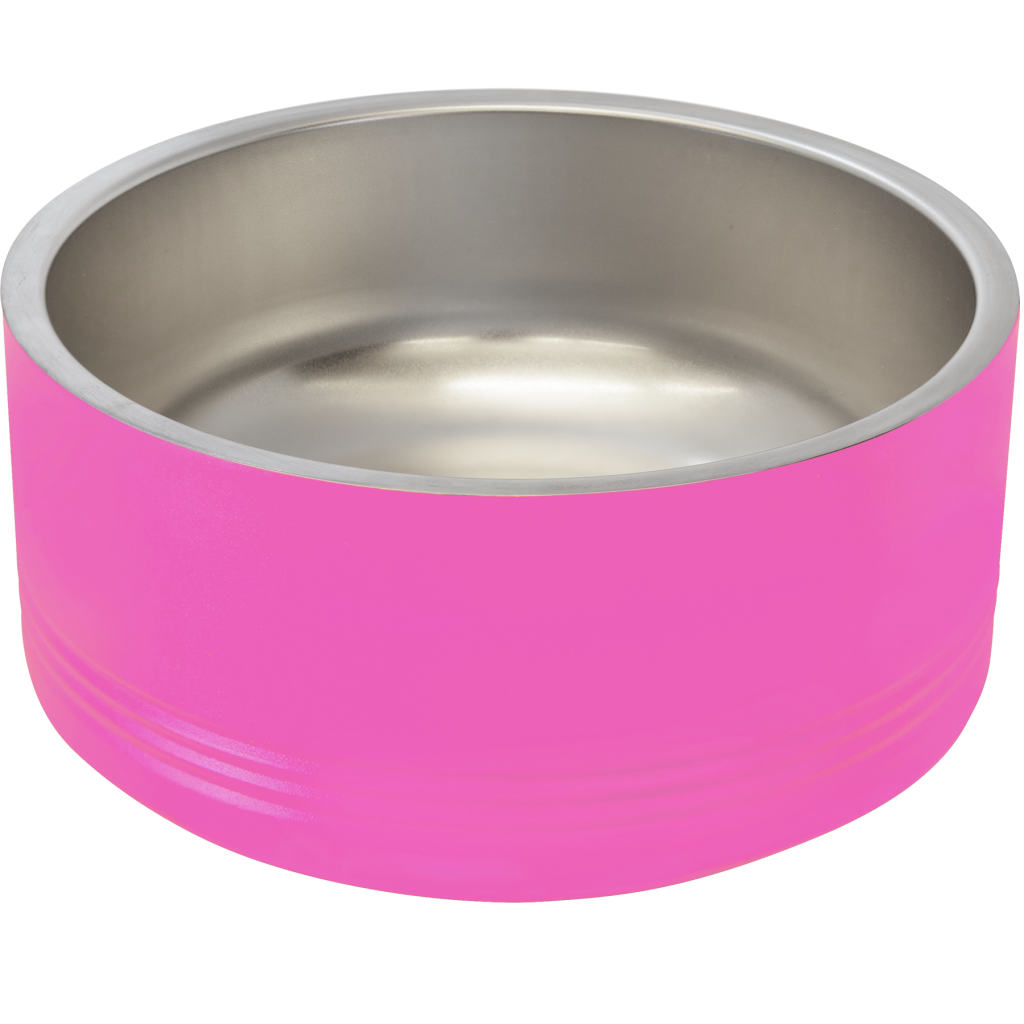 Polar Camel 32 oz. Medium Pink Pet Bowl