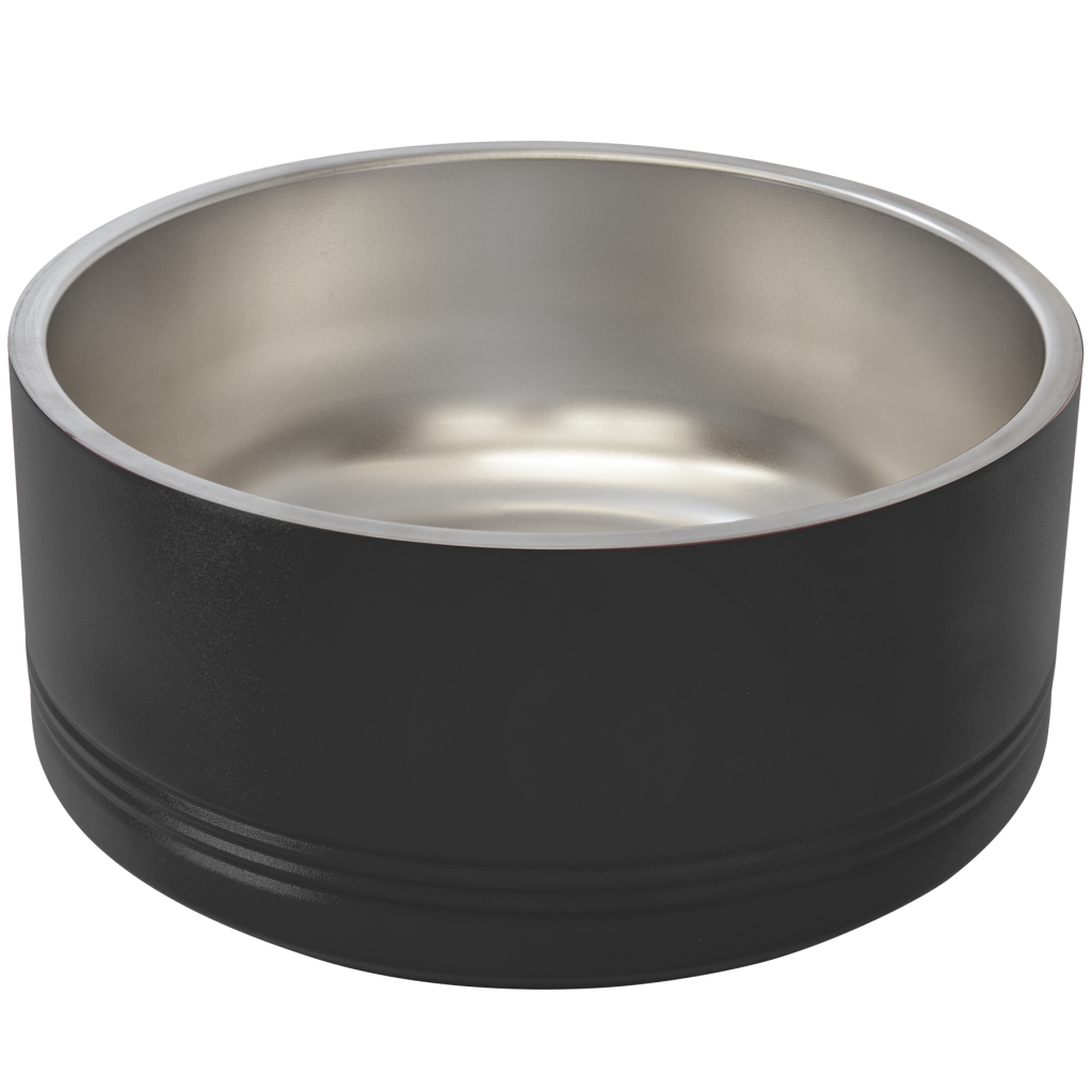Polar Camel 64 oz. Large Black Pet Bowl