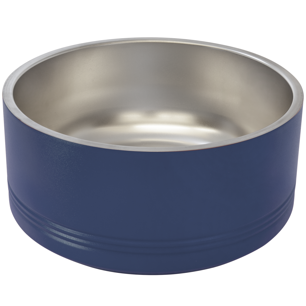 Polar Camel 64 oz. Large Navy Blue Pet Bowl