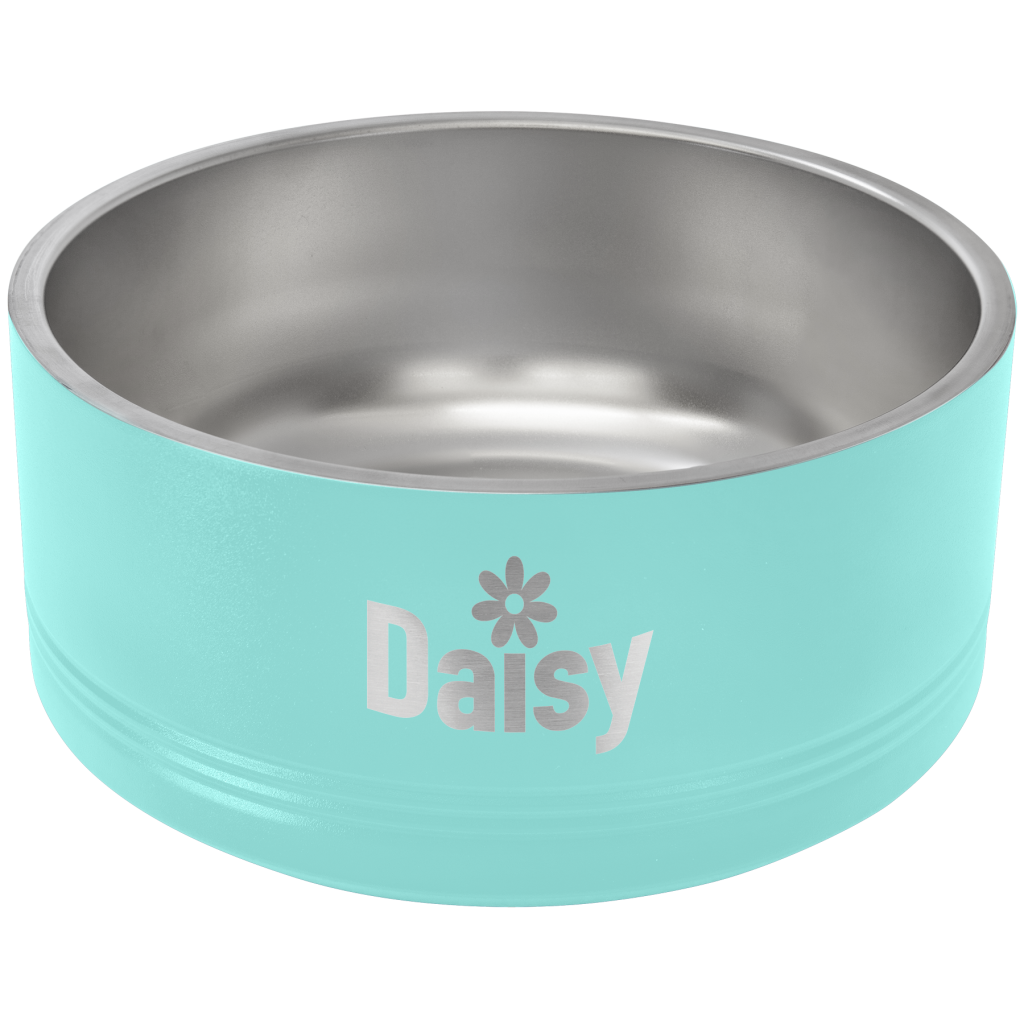 Polar Camel 64 oz. Large Teal Pet Bowl