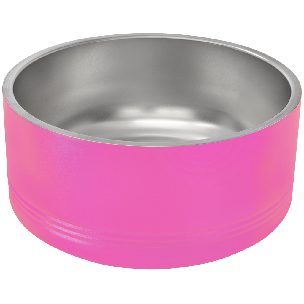 Polar Camel 64 oz. Large Pink Pet Bowl