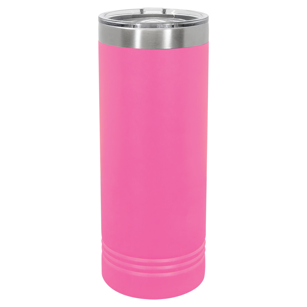Polar Camel 22 oz. Pink Skinny Tumbler with Slider Lid
