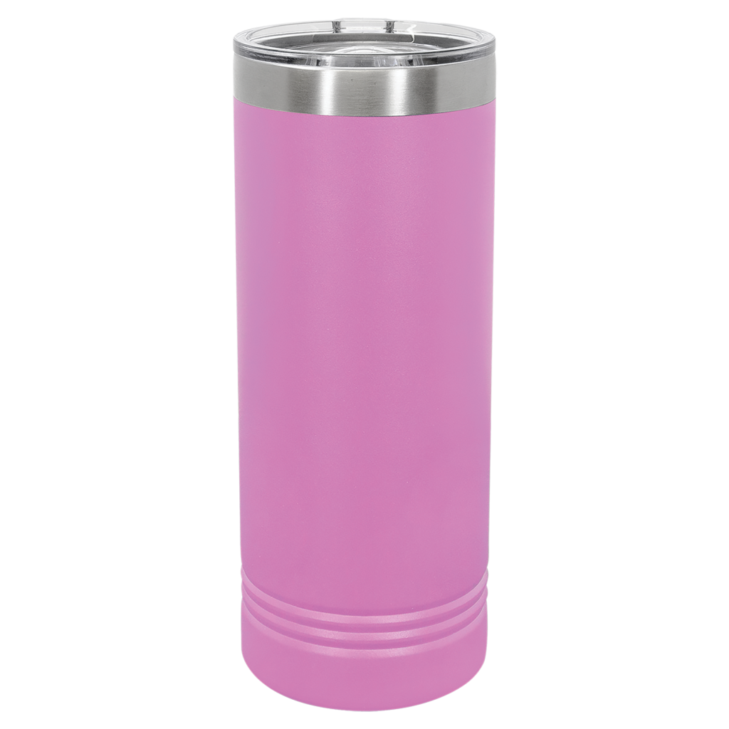 Polar Camel 22 oz. Light Purple Skinny Tumbler with Slider Lid