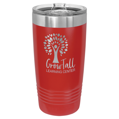 Polar Camel 20 oz. Red Insulated Ringneck Tumbler with Slider Lid
