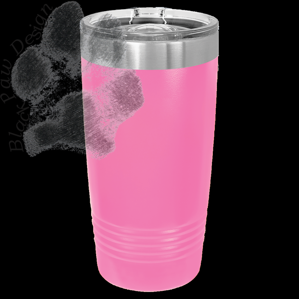 Polar Camel 20 oz. Pink Insulated Ringneck Tumbler with Slider Lid