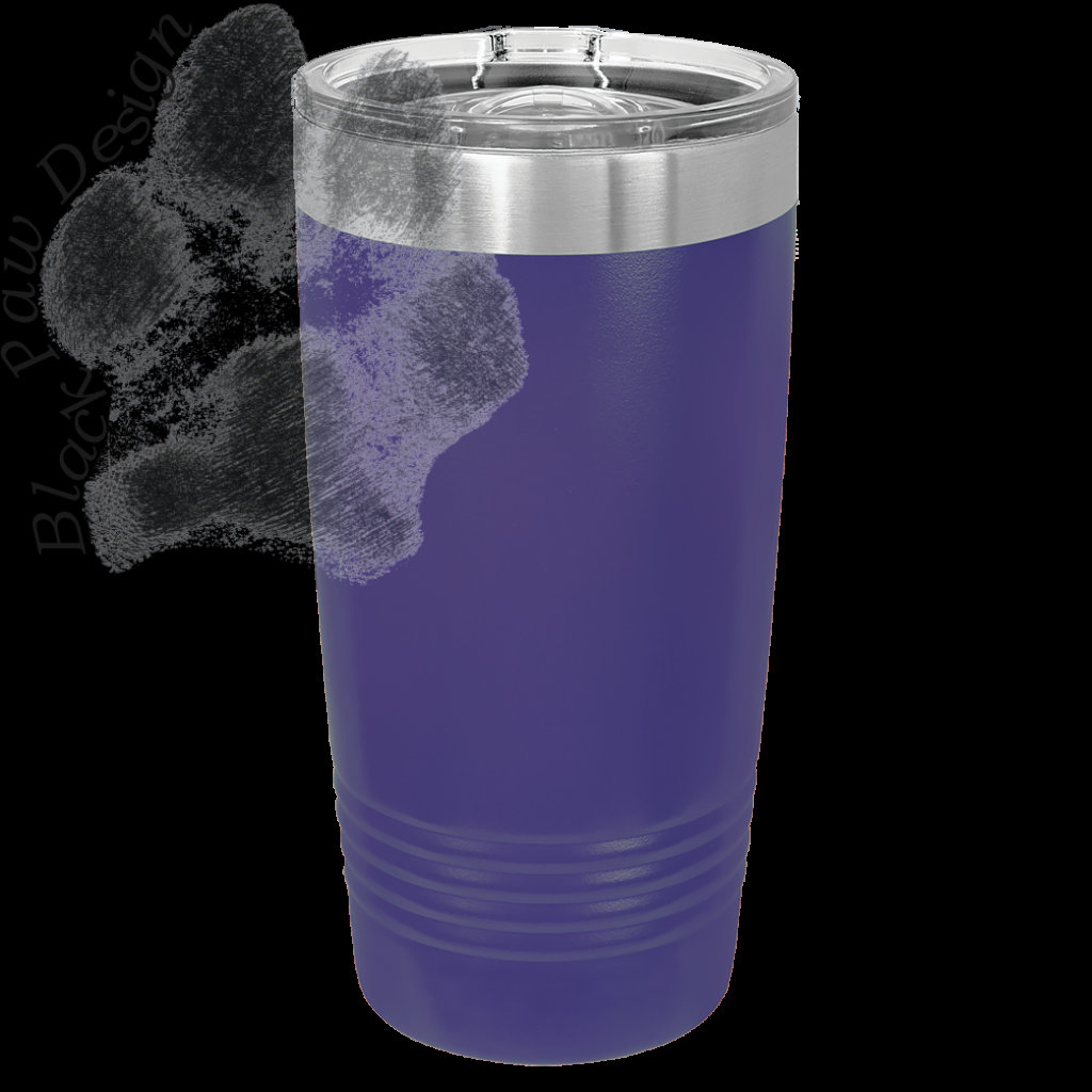 Polar Camel 20 oz. Purple Insulated Ringneck Tumbler with Slider Lid