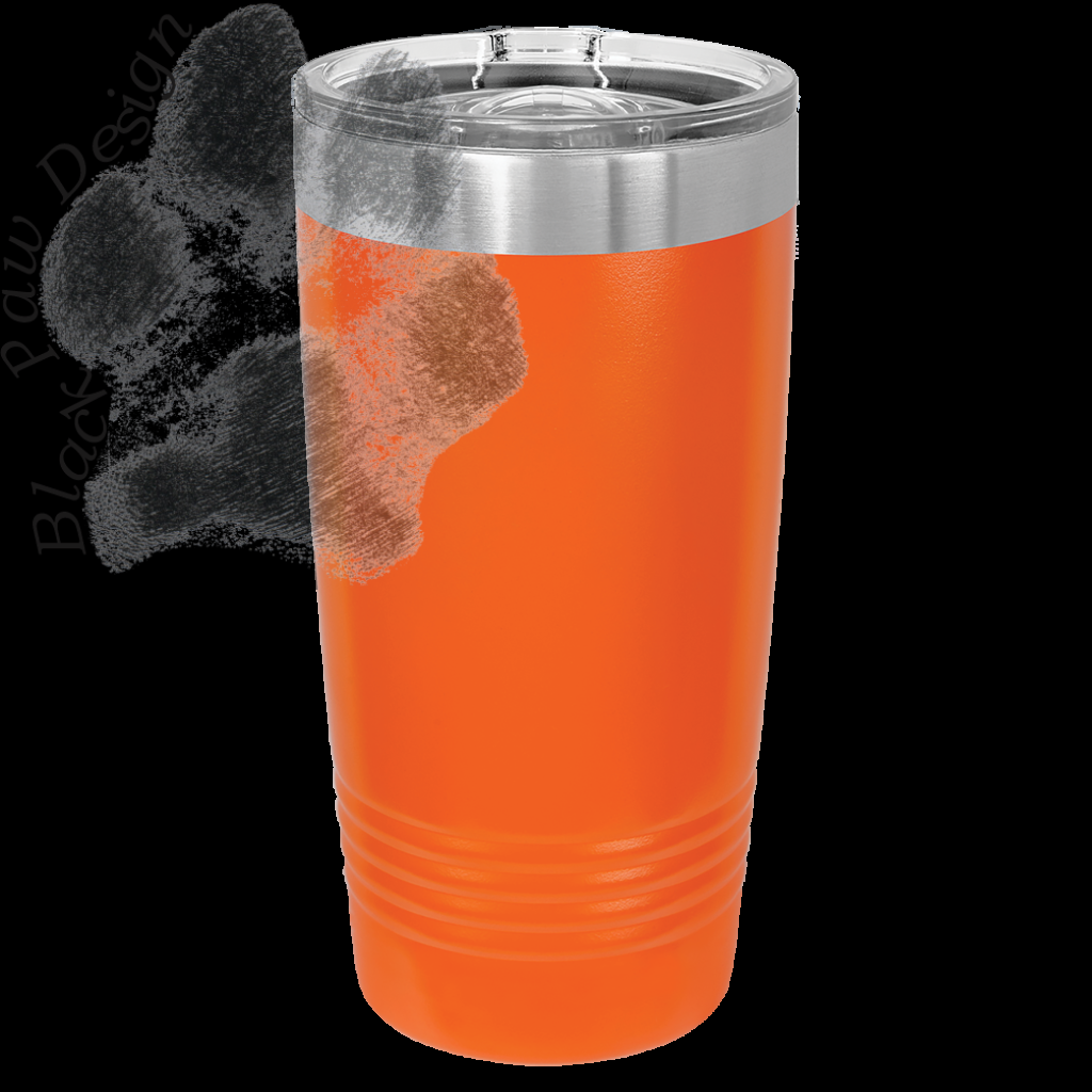 Polar Camel 20 oz. Orange Insulated Ringneck Tumbler with Slider Lid