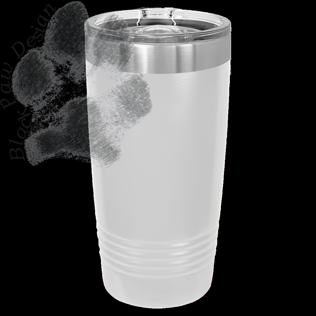 Polar Camel 20 oz. White Insulated Ringneck Tumbler with Slider Lid