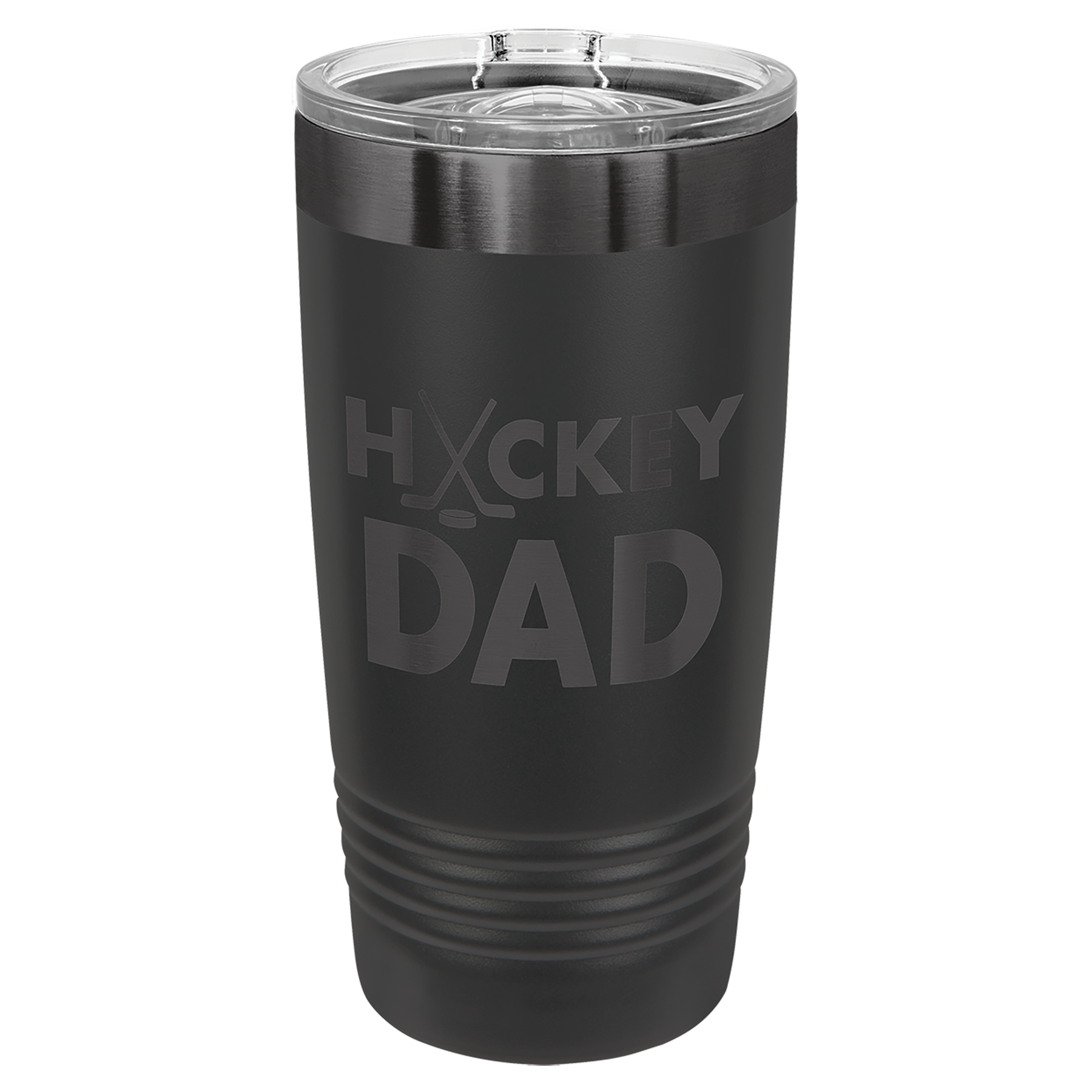 Polar Camel 20 oz. Black/Ghost Black ION-Plated Ringneck Tumbler with Slider Lid