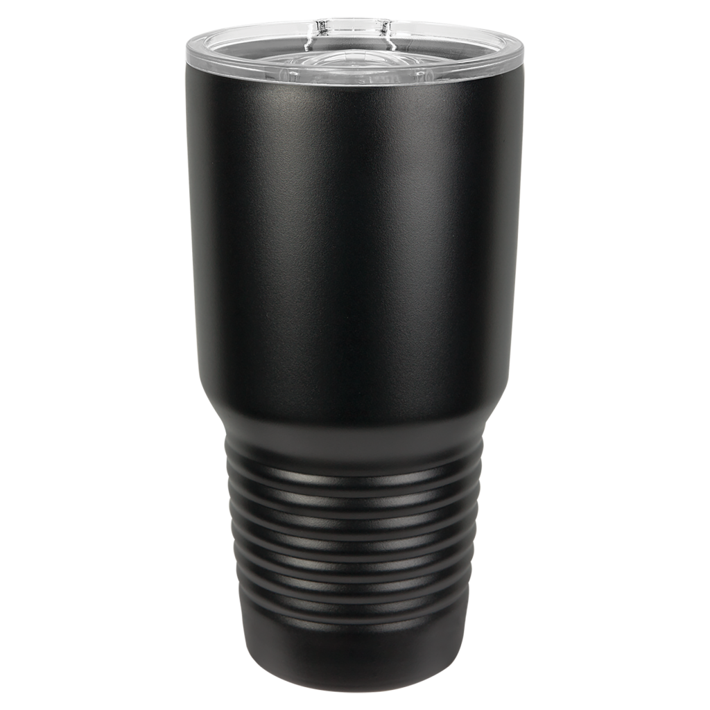 Polar Camel 30 oz. Black Insulated Ringneck Tumbler with Slider Lid, no Silver Ring