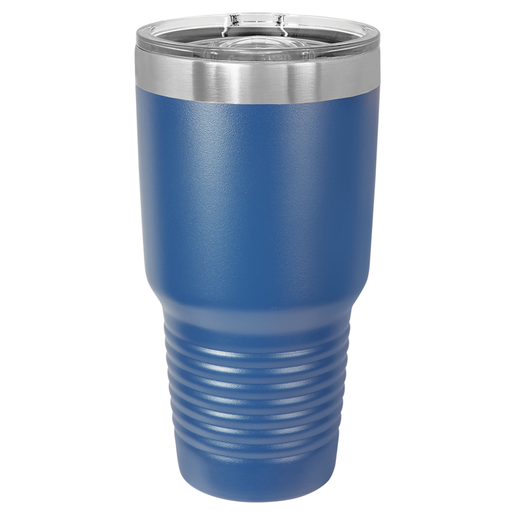 Polar Camel 30 oz. Royal Blue Insulated Ringneck Tumbler with Slider Lid