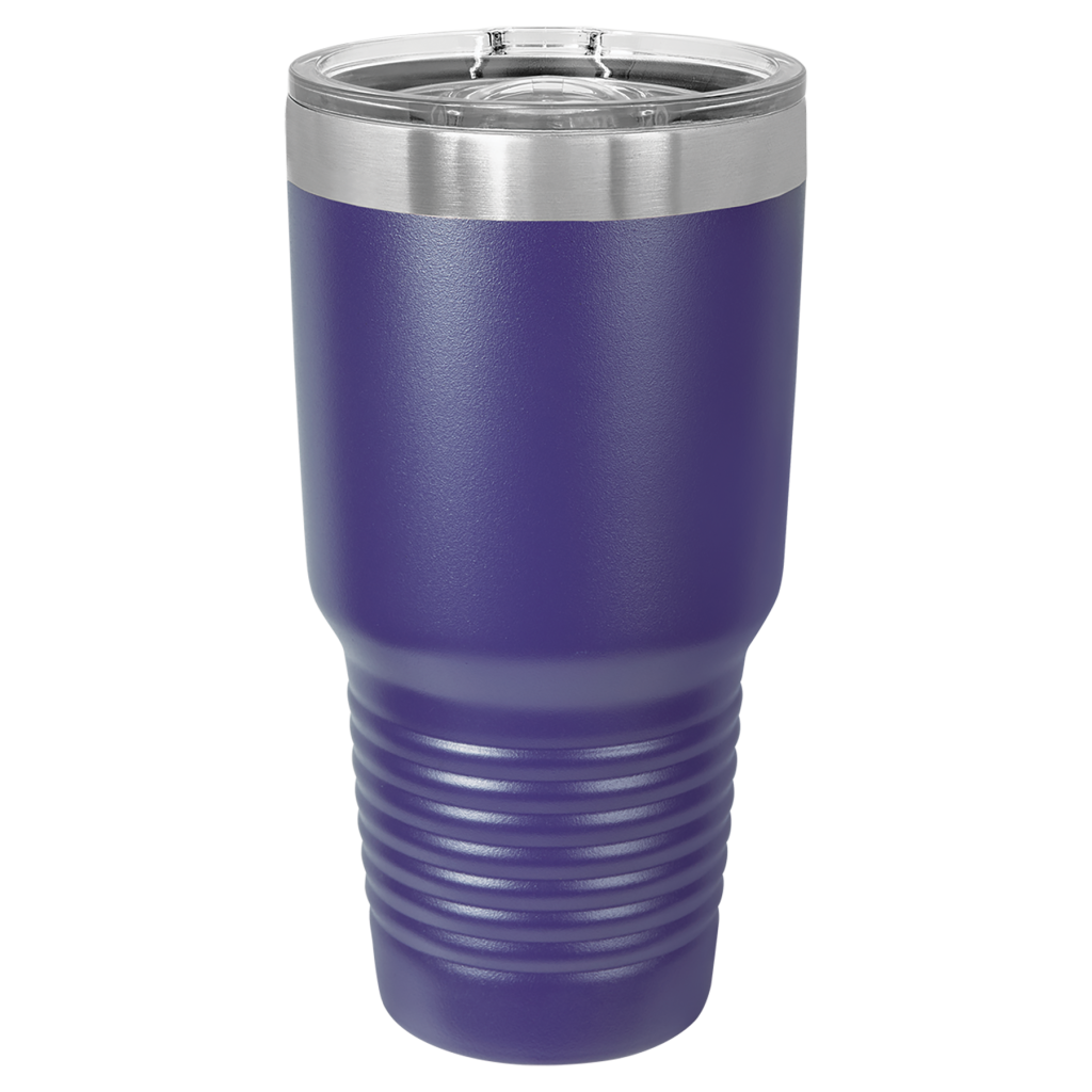 Polar Camel 30 oz. Purple Insulated Ringneck Tumbler with Slider Lid