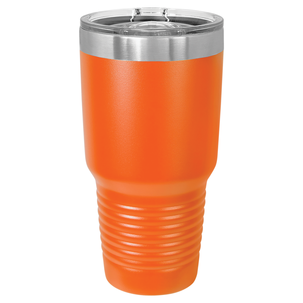 Polar Camel 30 oz. Orange Insulated Ringneck Tumbler with Slider Lid