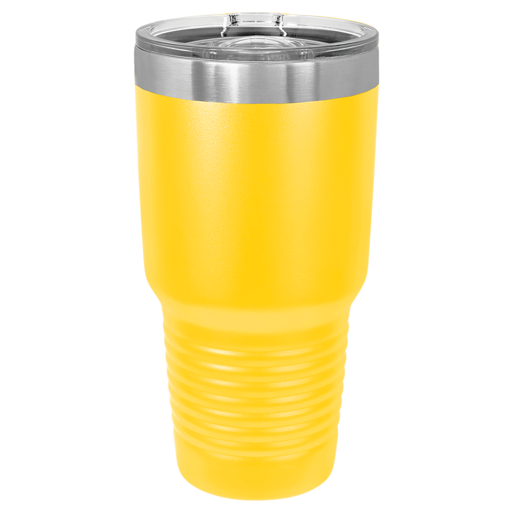 Polar Camel 30 oz. Yellow Insulated Ringneck Tumbler with Slider Lid