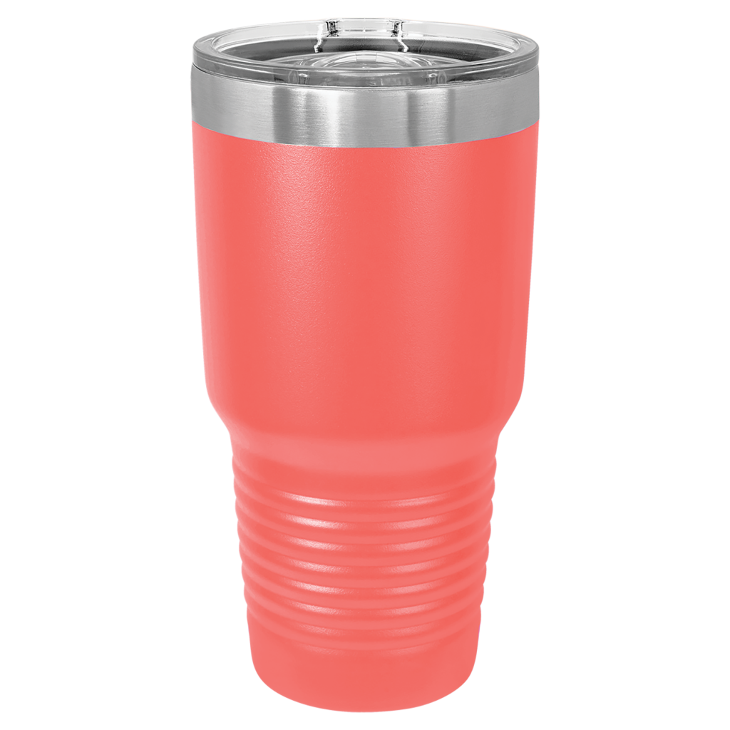 Polar Camel 30 oz. Coral Insulated Ringneck Tumbler with Slider Lid