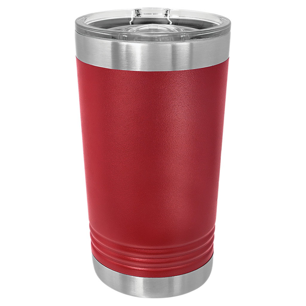 Polar Camel Maroon 16 oz. Pint with Slider Lid