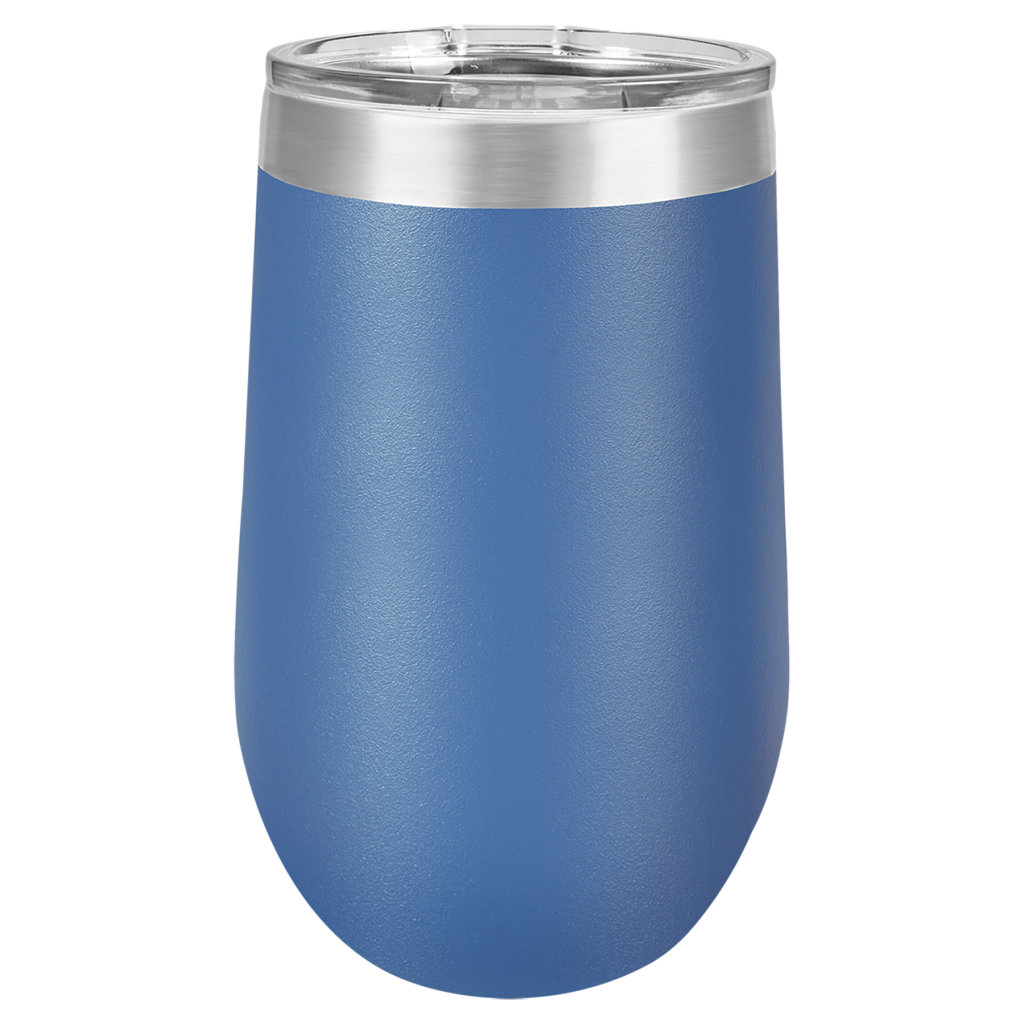 Polar Camel 16 oz. Royal Blue Vacuum Insulated Stemless Tumbler with Lid