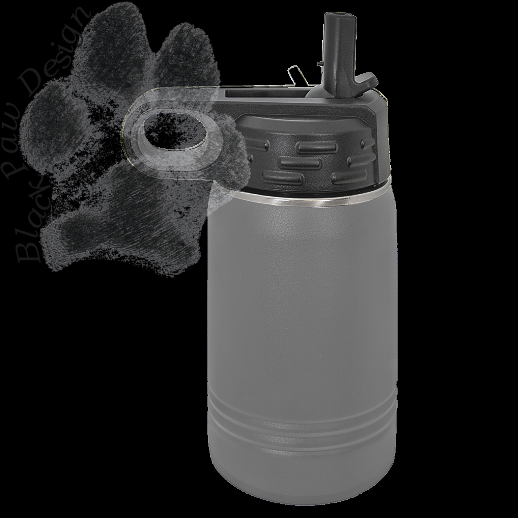 Polar Camel 12 oz. Gray Water Bottle