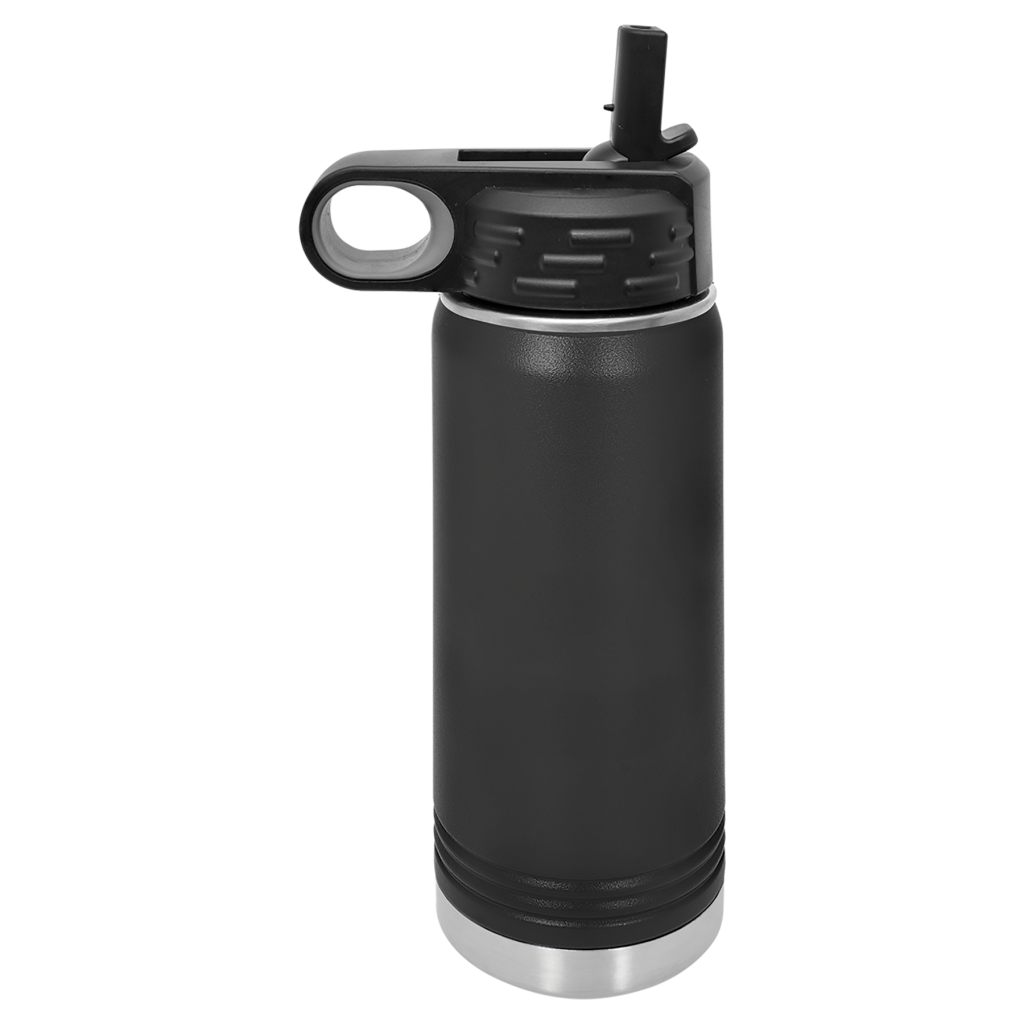 Polar Camel 20 oz. Black Water Bottle