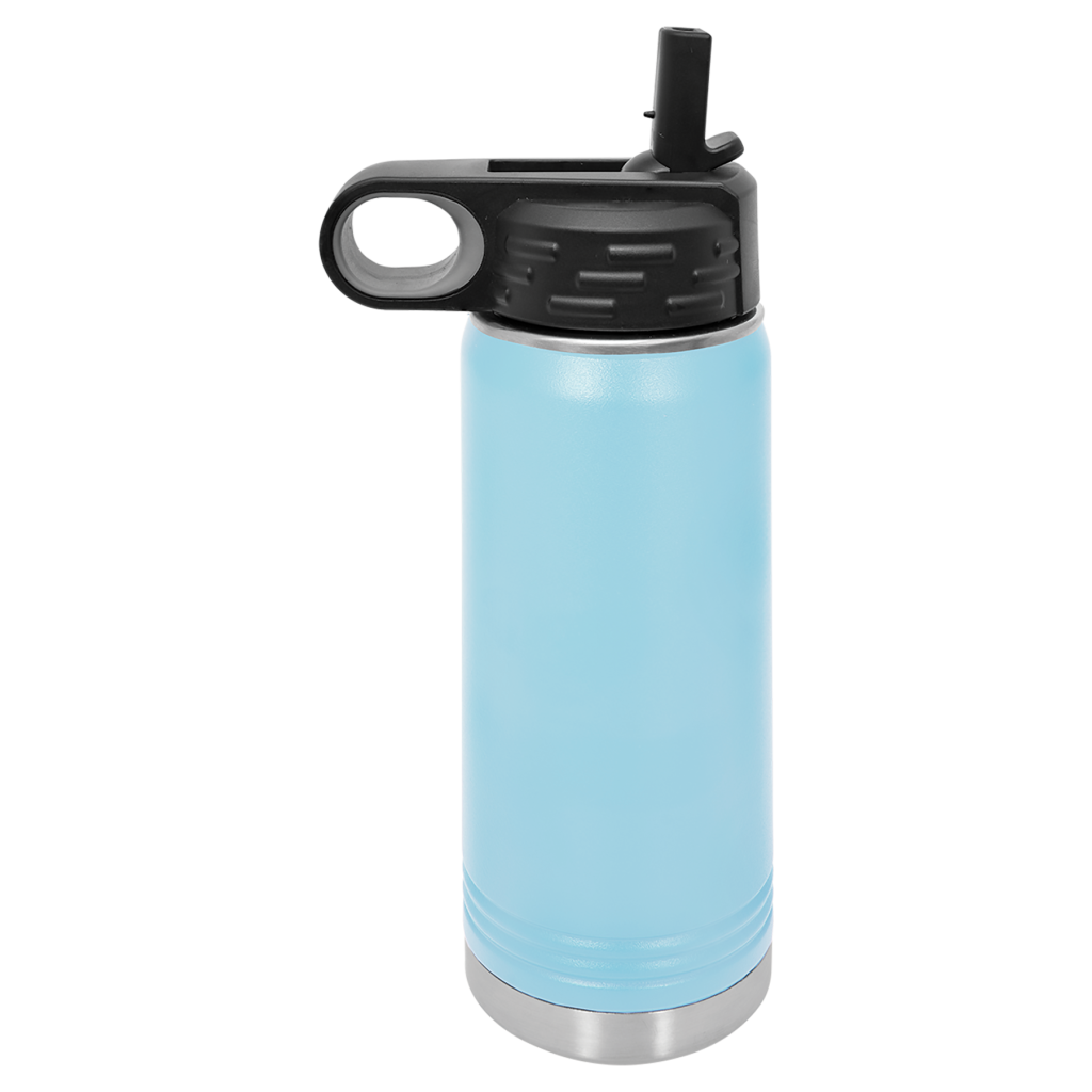 Polar Camel 20 oz. Light Blue Water Bottle