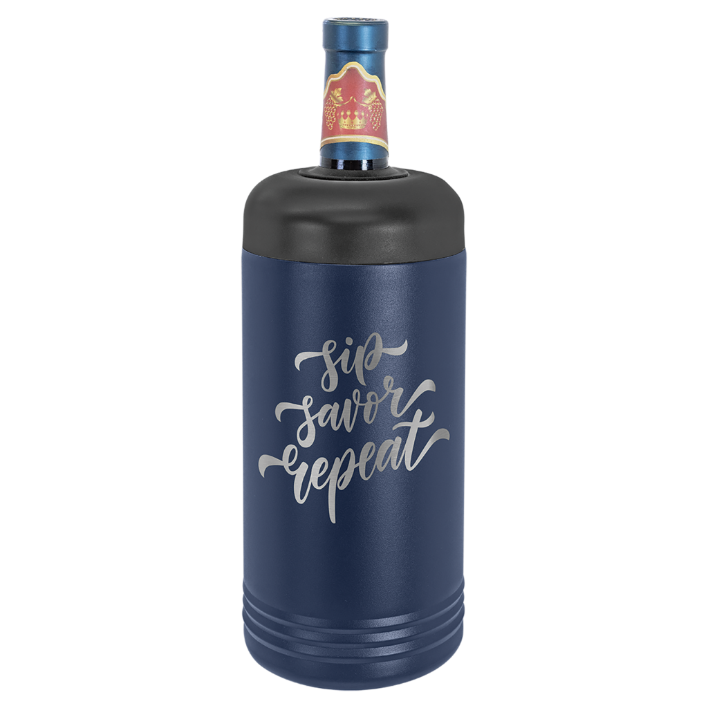 Polar Camel Navy Blue Wine Chiller
